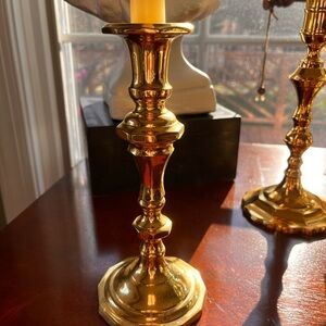 Vintage brass candle holder